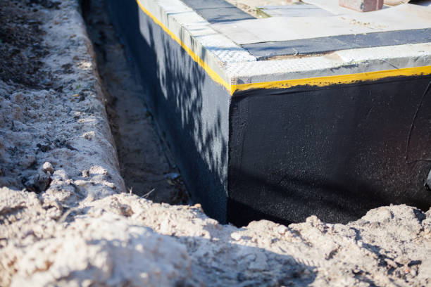 Residential Waterproofing installation at a Schwenksville, PA home by SJ Waterproofing Pros