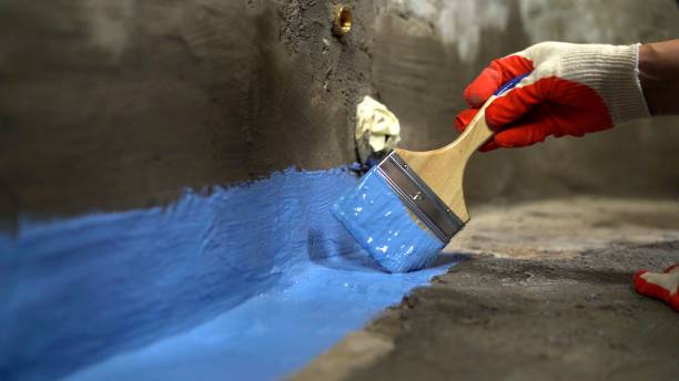 Commercial Waterproofing project at a Schwenksville, PA business property by SJ Waterproofing Pros